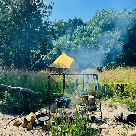 Bell Tent Binnen Duin Luxury tent 't Horntje